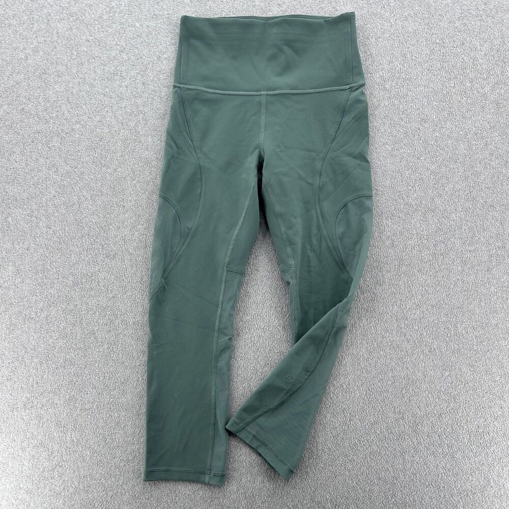 Lululemon Align High-Rise Leggings with Pocket 21" Mint Green Women's Size 4